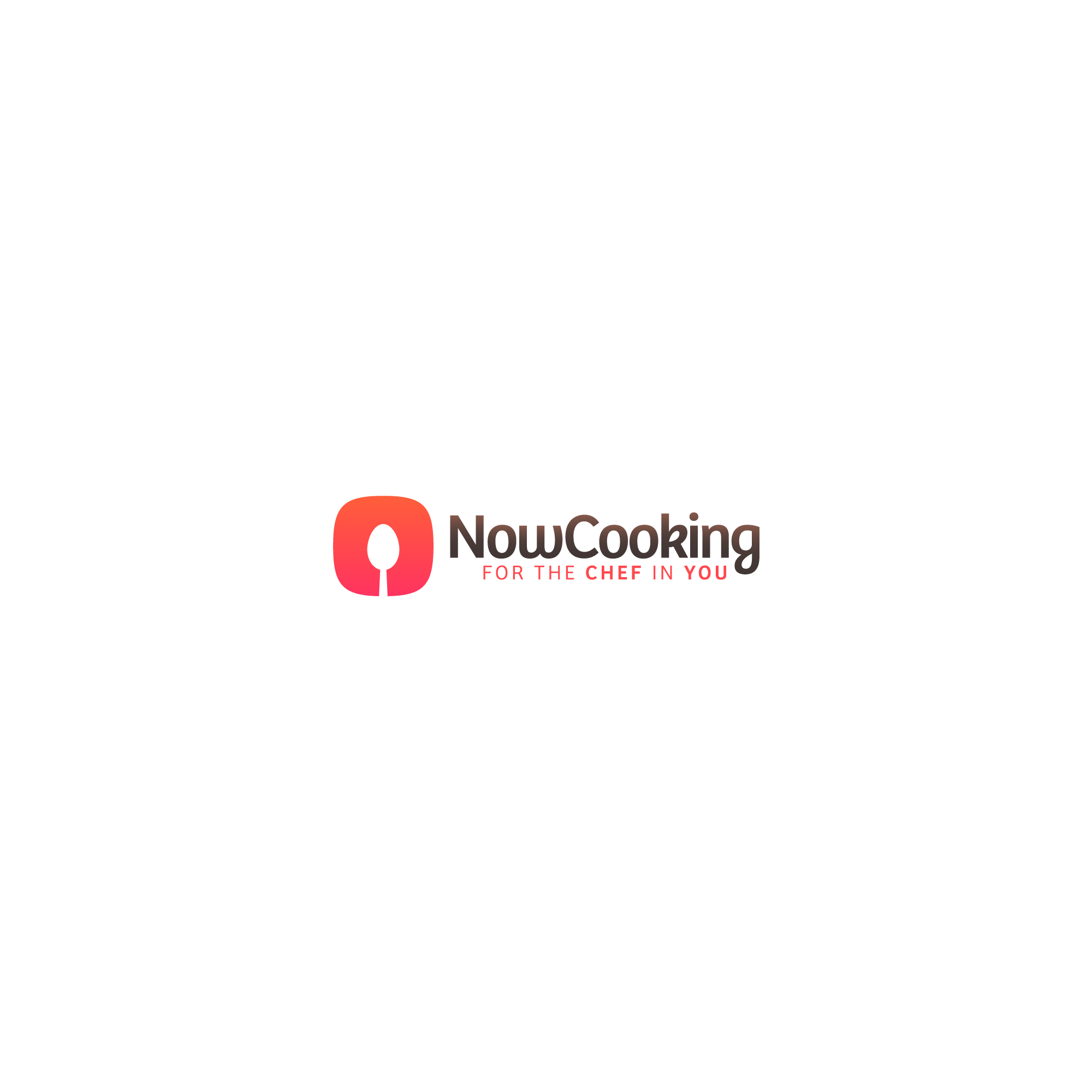 Now Cooking logo with the tagline For the Chef in You