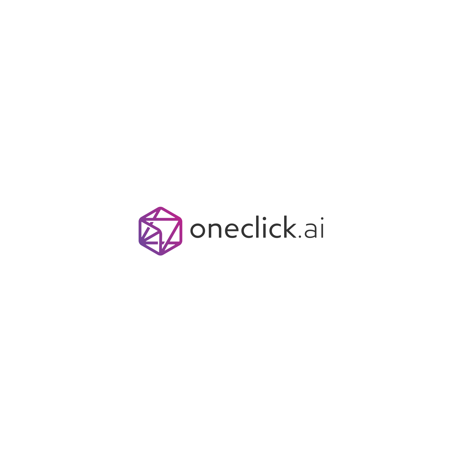 OneClick.ai logo with wordmark